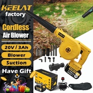 keelat Air Blower Cordless Cleaner Wireless Blower Dust Leaf Collector Blowing Sweeper Car Dust Remo