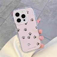 Mẫu móng vuốt mèo dễ thương Ốp điện thoại cho Iphone 12/13/14/15/16 Promax thiết kế khoét lỗ ip16pro