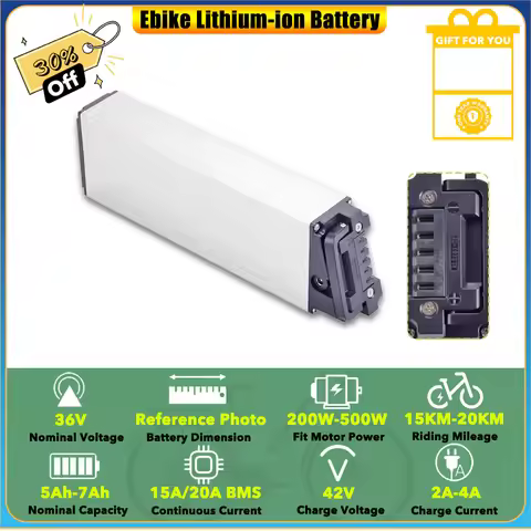 ONEBOT S6 Portable Folding E-bike Battery 36V 6Ah 5Ah 7Ah Lithium-ion 250W Foldable Ebike Battery fo