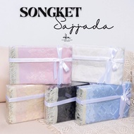 Songket Sajjada Hanna Mirae Sejadah Tebal Lembut untuk Hantaran, Hadiah