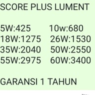 LED BULB SCORE PLUS LED LIGHT/ 1 YEAR WARRANTY 5W-60W