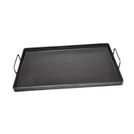 [xdnblun] Iron Griddle Pan BBQ Griddle Kitchen Supplies Cookware Reinforced Ridges