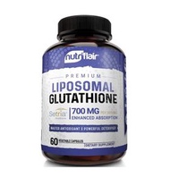 美國 NutriFlair Liposomal Glutathione 特級脂質體穀胱甘肽700 毫克。60粒膠囊