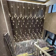 Lighting Wall Panel Grating Panel Great Wall Panel Background Wall Decoration Bamboo Fiber Grating W