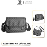 NEW PERFORM fullbox minimalist checkered crossbody bag - f336