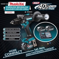 สว่านกระแทกไร้สาย 40VMAX ขนาด 1/2 นิ้ว (13 มม.) MAKITA รุ่น HP001GD201(มาพร้อมกับแบตเตอรี่และแท่นชาร