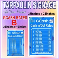 ◑ ♀ Gcash Tarpaulin for Cash in Cash out and Gcash Rates