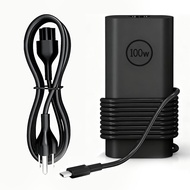 Pengganti Pengecas USB C 100W untuk Dell Latitude 5540 5440 7440 5340 7340 7640 9440 2-in-1, Precisi