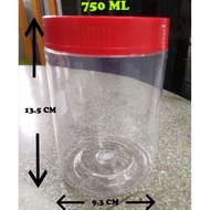 [Harga Borong] 24pcs Balang Plastik 750ml Jar Container