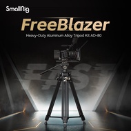 SmallRig AD-80 FreeBlazer Heavy-Duty Tripod 71" Video Tripod with 75mm Bowl AdapterOne-Step Height A