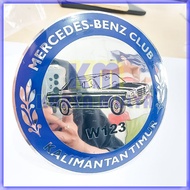 Mercedes Club Car Accessories Grill Emblem Custom Region W123benz - Karya Mulya