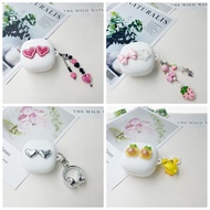 cartoon Cover For 1MORE EVO /Neo S22 S20 S21 Q21 Case with keychian Silicone earphones case