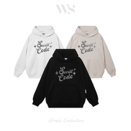 Wisen TWINKLE hoodie, loose unisex cotton fleece hoodie