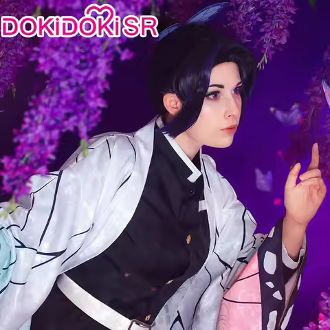 Shinobu Cosplay Costume Anime DokiDoki-SR Women Uniform Costume Shinobu Cosplay Haori