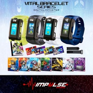 Digimon Digivice Digital Monster Vital Bracelet/ Dim Cards English Setting/ Accessories