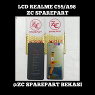 LCD + TS REALME C55 / A98 ZC SPARE PARTS QUALITY