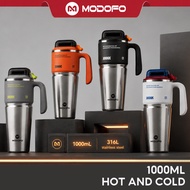 MODOFO Tumbler Hot and Cold Stainless Steel Straw Tumbler Water Bottle Insulated Tumbler with Handle