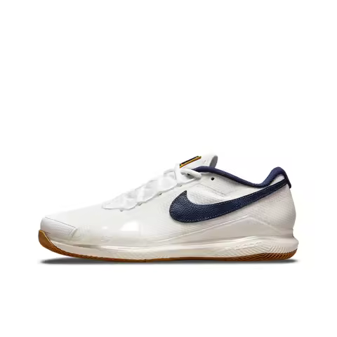 Nike Air Zoom Vapor Pro Breathable Low top Tennis Shoes Men's White Blue Natural Rubber CZ0220-133