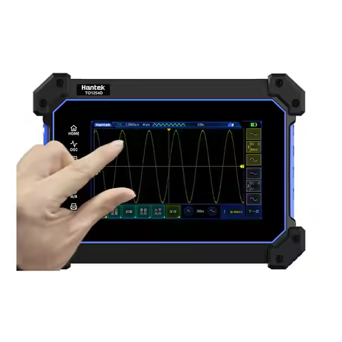 Hantek TO1112D TO1254D Touch Screen Digital Oscilloscope 2 CH/4CH Portable USB Osciloscopio + Signal