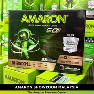 95D31L (NX120-7L) | 95D31R | Amaron GO Car Battery | Santafe, Hilux, Land Cruiser, Fortuner, Pregio 