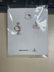 金色Hello Kitty 耳環