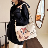 LOUIS Letter Gentlewoman Shoulder Bag Dumpling Bag Cartoon Pattern Canvas Crossbody Bag Fashionable Zipper Thailand Messenger Bags Women