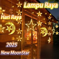 2026 Eid Raya Led Curtain Fairy light Lampu haisan light strip Room decor Lampu Led Hari Rya Moon St