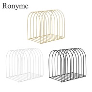 [Ronyme] Desk File Organizer, File Holder Stand, Durable, Freestanding, Magazine Rack, Metal File Ho