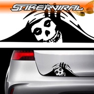 Skull sticker