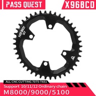 PASS QUEST X96BCD Oval Disc Bicycle Chainring Narrow Wide Chain wheel 30/32/34/36/38/40/42T for Deor