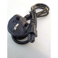 3-Prong Mickey Mouse AC Power Cord – UK Plug Laptop Charger Cable BS-1363/A LP-60L