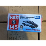 DREAM TOMICA 145 Initial D AE86 TRUENO (Black Hood)
