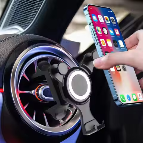 Car Round Air Outlet Holder for Your Mobile Phone for Mercedes Benz Gravity Car Phone Holder Air Ven