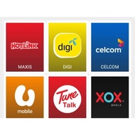 Topup Prepaid for Celcom, Hotlink (Maxis), Digi, Unifi & Umobile