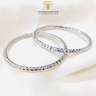 Women's Bracelet S925 Mo Luxury Diamond Machine LV61- Van Khanh Jewery