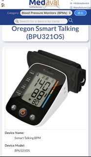 Oregon Scientific Ssmart Talking Blood Pressure Monitor  Oregon Scientific Ssmart Talking 發聲電子血壓計