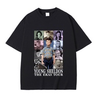 YZPC 2025 waffle gift for friends Best Famous Tv Series Young Sheldon The Eras Tour T Shirt Men Wome