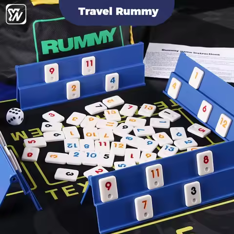 Travel Rummy, Rummikub, Rummybrix, Mahjong - Casual Party, Table Games, Pull Games, Chess, Number Pa