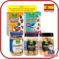 GULLON Mini Bites Cracker 250g | Fish Shapes Biscuit 350g |Hookies Mini Cocoa 250g