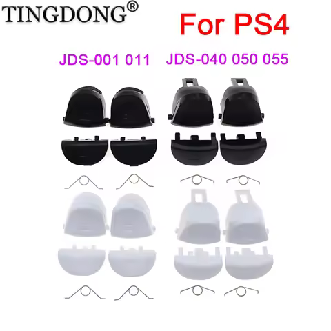1-5Set Black White Replace R1 L1 R2 L2 Triggers Buttons For PS4 Pro Slim JDS-010 040 050 055 Control