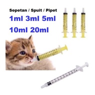 Sepetan 1ml 3ml 5ml 10ml 20ml 50ml 50cc Cat Dog Syringe Spet Pipette Bird sugar glider Syringe