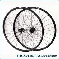 29 Aluminum Alloy BOOST MTB Bike Wheelset Front 2 Rear 5 Bearings Mountain Bicycle Wheel Rims Hg Double Layer Rim Cycling Parts