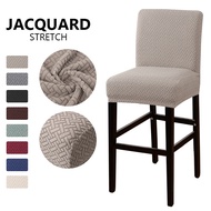 Bar Stool Chair Cover Dining Chair Cover for Kitchen Hotel Restaurant Party Small Short Back Elastic