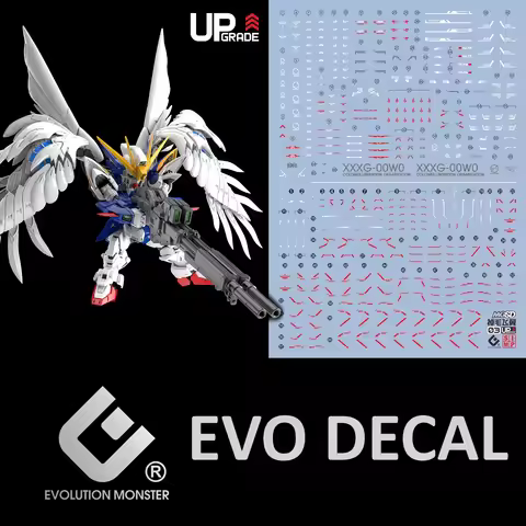 EVO Decal MGSD-03 for MGSD XXXG-00W0 Wing Zero EW Model Kits Building Tools Hobby DIY Fluorescent St