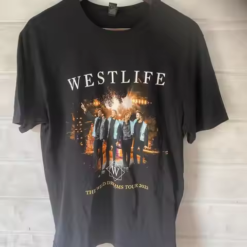 WESTLIFE The wild dreams tour Cardiff 2023 t shirt men's UK size M A21