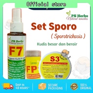 Pawpaw PS Herbs Herb Ubat Set Sporo Kucing Spray F7 Cat Serbuk FP1 Cream Krim S3 untuk Ubat Kudis Ku