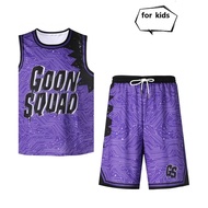 Space-Jam Basketball Jersey Tune-Squad #6 James Top Shorts Goon Squad Cosplay Costume Movie A New Le