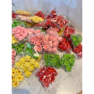 20 pcs edible gumpaste mini flower button flower
