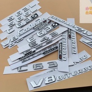 Xiaoxue の Benz C-Class E-Class S-Class AMG Car Logo Word Rear Tail C43 C63 E43 E63S S65L V8 BITURBO