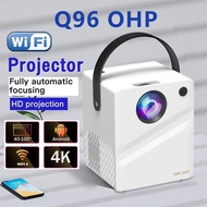 Q96 OHP Projector 4.2 Intelligent 4K Full HD Smart Portable Mini Android Projector 2.4G & 5G Bluetoo
